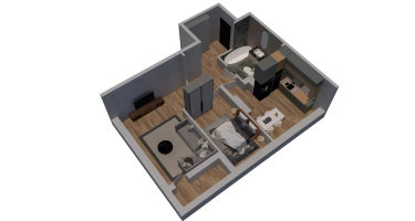 2-к. квартира, 51&nbsp;м²