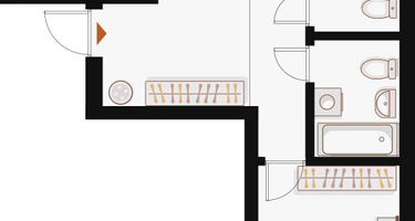 2-к. квартира, 70&nbsp;м²