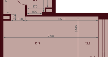 1-к. квартира, 33&nbsp;м²