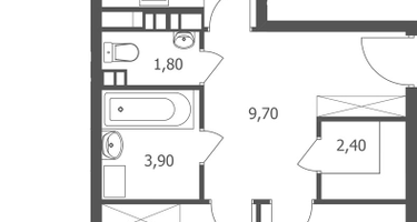 2-к. квартира, 65 м²