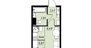 Студия, 20&nbsp;м²