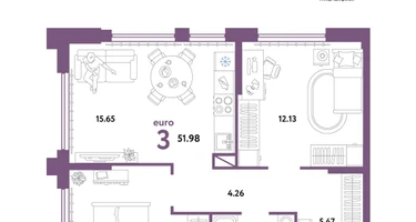 3-к. квартира, 51&nbsp;м²