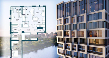 3-к. квартира, 98&nbsp;м²