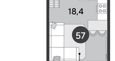 Студия, 25&nbsp;м²