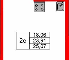 Студия, 23 м²