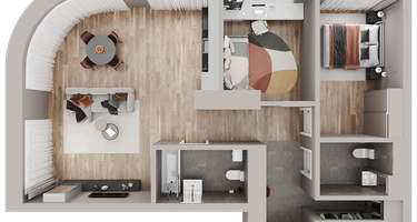 Студия, 94&nbsp;м²