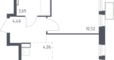 Студия, 31&nbsp;м²