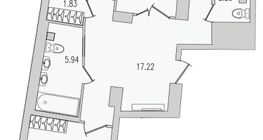 3-к. квартира, 86&nbsp;м²
