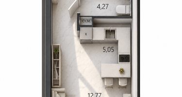 Студия, 25&nbsp;м²