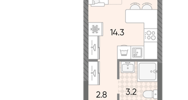 Студия, 20 м²