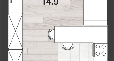 Студия, 27&nbsp;м²