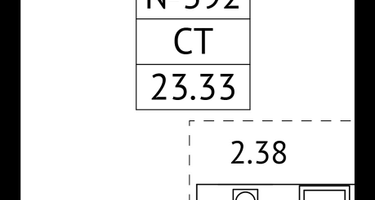 Студия, 23&nbsp;м²