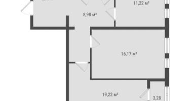 2-к. квартира, 71&nbsp;м²