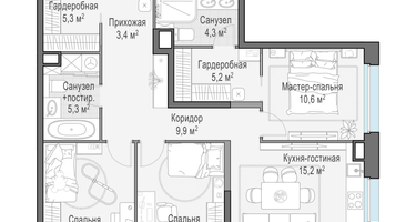 4-к. квартира, 79&nbsp;м²