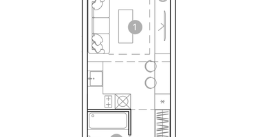 Студия, 23 м²