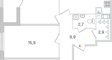 3-к. квартира, 89 м²