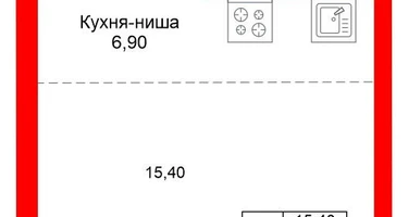 Студия, 33 м²