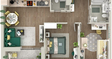 2-к. квартира, 60&nbsp;м²