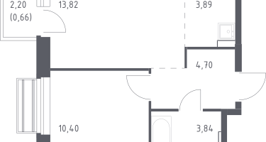 Студия, 37&nbsp;м²