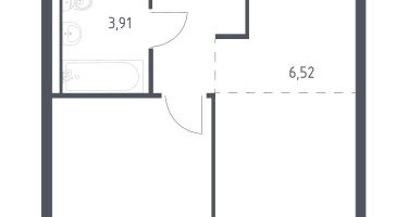Студия, 34&nbsp;м²