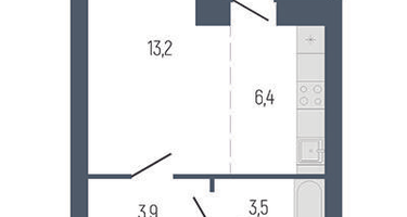 Студия, 30 м²