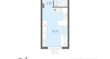Студия, 21&nbsp;м²