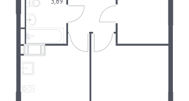 1-к. квартира, 35&nbsp;м²
