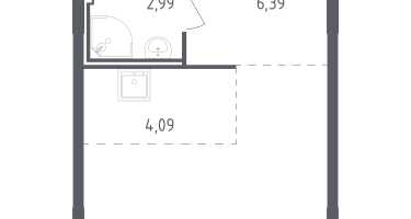 Студия, 26&nbsp;м²