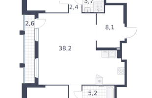5-к. квартира, 144 м²