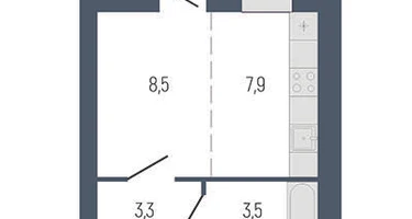 Студия, 25 м²