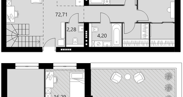 4-к. квартира, 111 м²