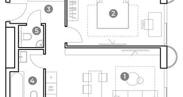 2-к. квартира, 49&nbsp;м²