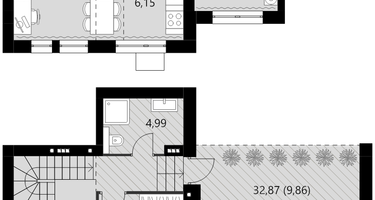 2-к. квартира, 88&nbsp;м²