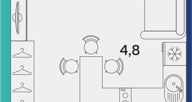 1-к. квартира, 27&nbsp;м²