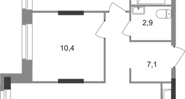 2-к. квартира, 60&nbsp;м²