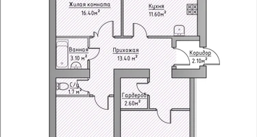 3-к. квартира, 86&nbsp;м²