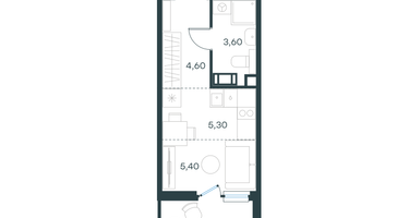 Студия, 21 м²