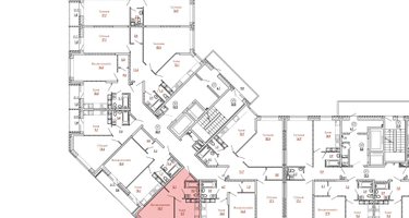 1-к. квартира, 35&nbsp;м²