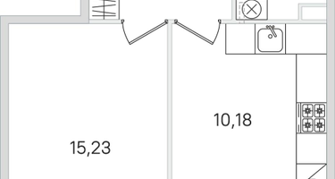 1-к. квартира, 35&nbsp;м²