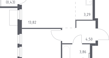 Студия, 36&nbsp;м²