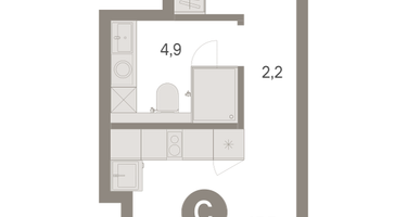 Студия, 29 м²