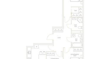 4-к. квартира, 80&nbsp;м²
