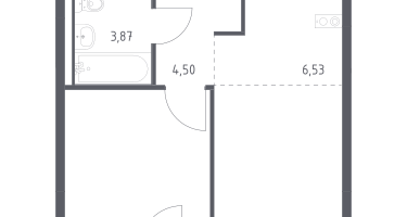 Студия, 35&nbsp;м²