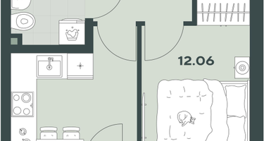 1-к. квартира, 31&nbsp;м²