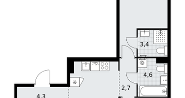 3-к. квартира, 78 м²