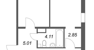 2-к. квартира, 48&nbsp;м²