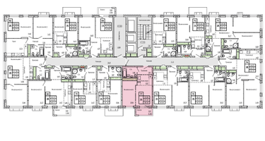 1-к. квартира, 38 м²