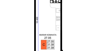 Студия, 31&nbsp;м²