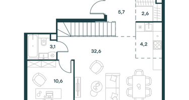 5-к. квартира, 113 м²