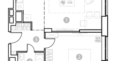 2-к. квартира, 52&nbsp;м²